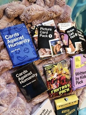 Cards Against Humanity Miscellaneous Expansion Pack Lot Open But Complete Cards